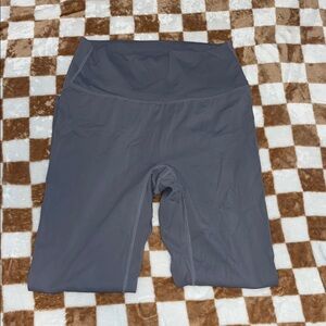 Gray High-Waisted Leggings